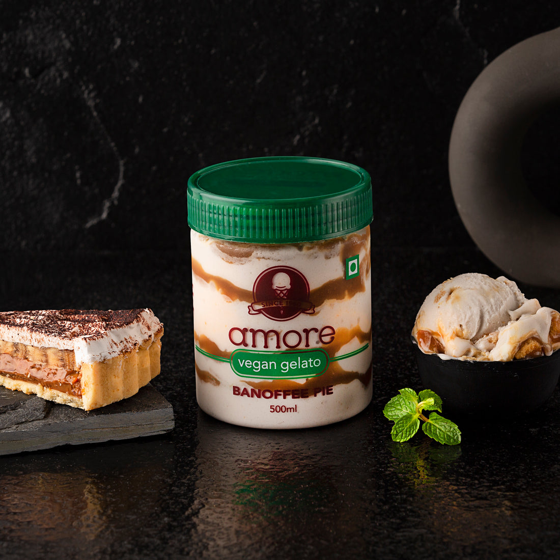 Scoops of butterscotch ice cream is the best answer to sweet cravings.