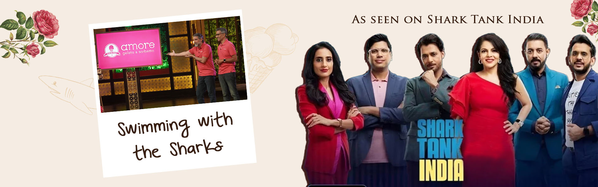 Amore Gelato featured on Shark Tank India