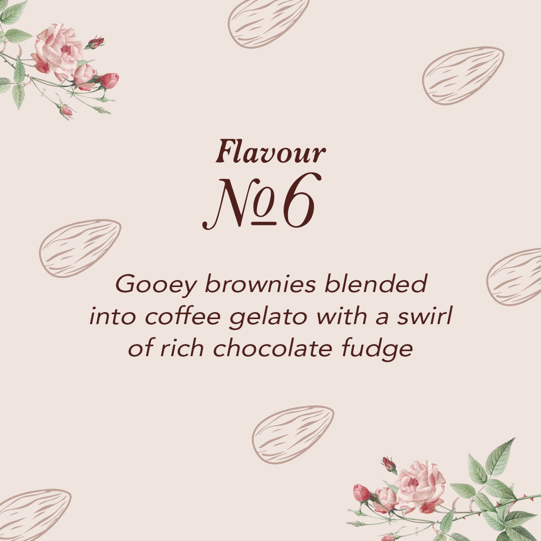 Brownie and gelato are served at ice cream parlour near me.